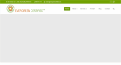 Desktop Screenshot of evergreencertified.com